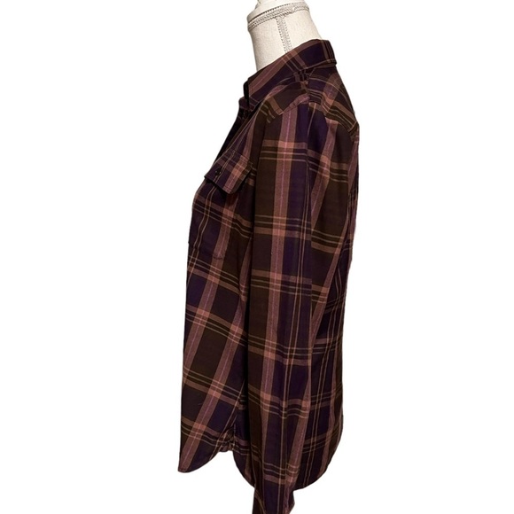 LAUREN RALPH LAUREN WOMENS CASUAL LONG SLEEVE PLAID BUTTON DOWN SHIRT SIZE MED - Picture 4 of 9